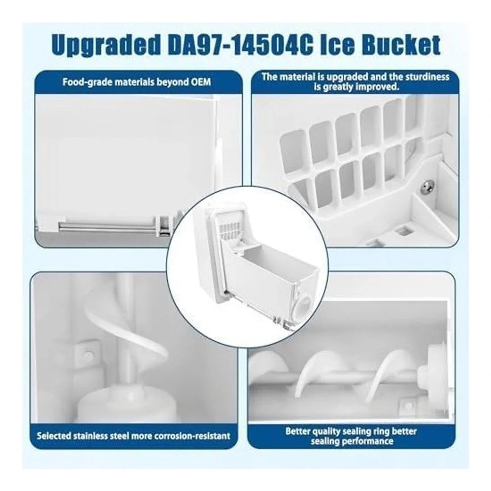 GARSOO Ice Container for Samsung Refrigerator DA97-14504C DA97-14504A Ice Master